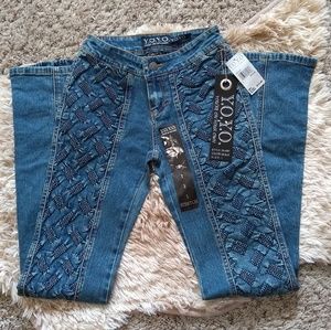 *VINTAGE* YOYO Texture Stretch Jeans